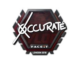 Item Sticker | xccurate | London 2018