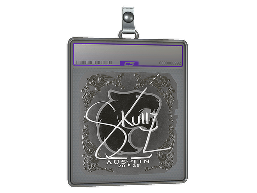 Item Sticker Slab | skullz (Foil) | Austin 2025