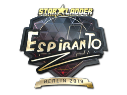 Item Sticker | EspiranTo (Gold) | Berlin 2019