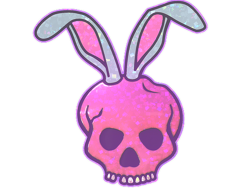 Item Sticker | Skull Bunny (Glitter)