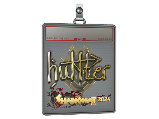 Item Sticker Slab | huNter- (Gold) | Shanghai 2024