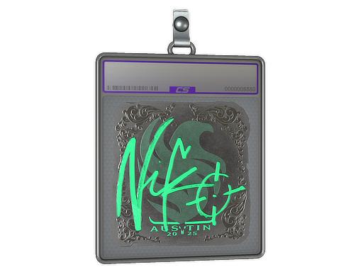 Item Sticker Slab | NiKo (Foil) | Austin 2025
