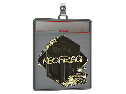 Item Sticker Slab | NEOFRAG (Gold) | Rio 2022