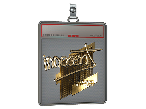 Item Sticker Slab | innocent (Gold) | Boston 2018