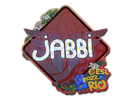 Item Sticker | jabbi (Glitter) | Rio 2022