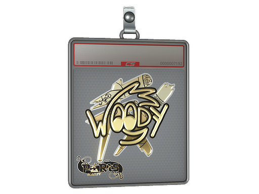 Item Sticker Slab | WOOD7 (Gold) | Paris 2023