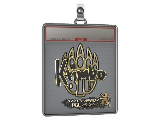 Item Sticker Slab | Krimbo (Gold) | Antwerp 2022