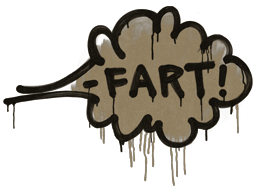 Item Sealed Graffiti | Fart (Dust Brown)