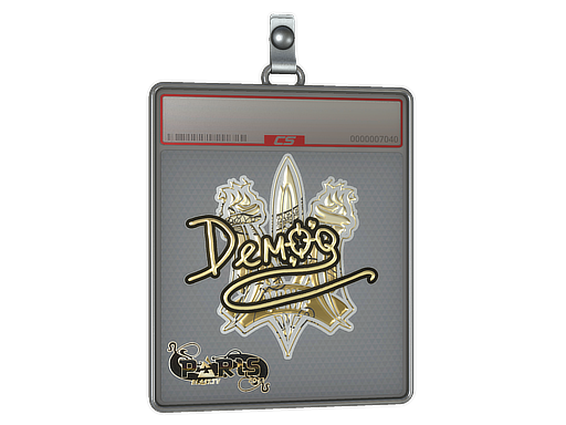 Item Sticker Slab | DemQQ (Gold) | Paris 2023