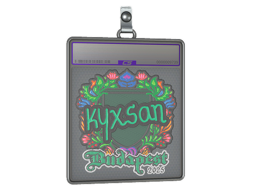 Item Sticker Slab | kyxsan (Embroidered) | Budapest 2025