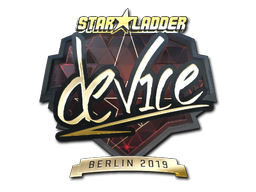 Item Sticker | device (Gold) | Berlin 2019