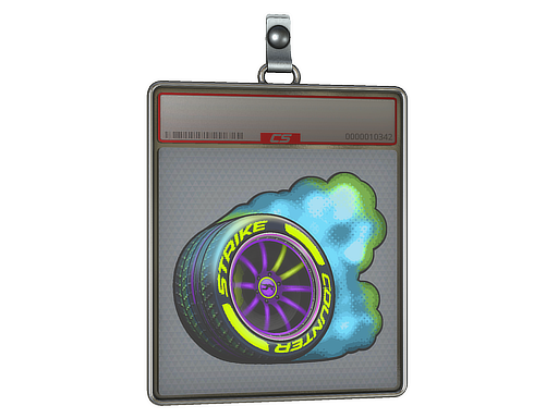 Item Sticker Slab | Burnout (Lenticular)