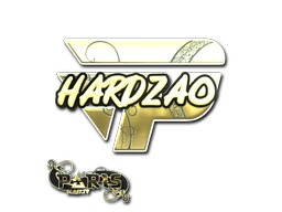 Item Sticker | hardzao (Gold) | Paris 2023