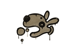 Item Graffiti | Popdog (Dust Brown)