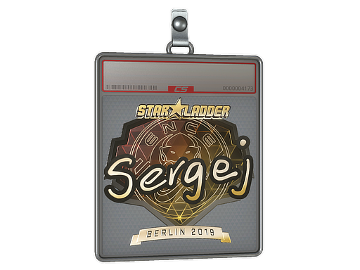 Item Sticker Slab | sergej (Gold) | Berlin 2019