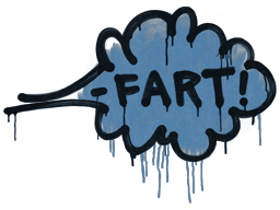 Item Sealed Graffiti | Fart (Monarch Blue)