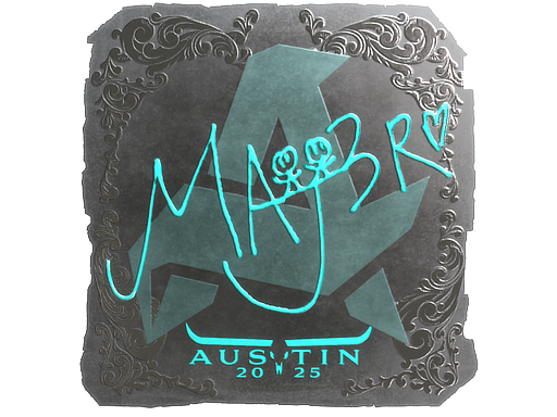 Item Sticker | MAJ3R (Foil) | Austin 2025