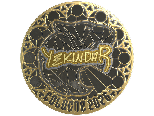 Item Sticker | YEKINDAR (Gold) | Cologne 2026