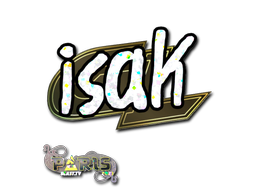 Item Sticker | isak (Glitter) | Paris 2023