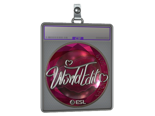 Item Sticker Slab | WorldEdit (Foil) | Katowice 2019
