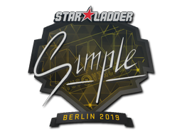 Item Sticker | s1mple | Berlin 2019