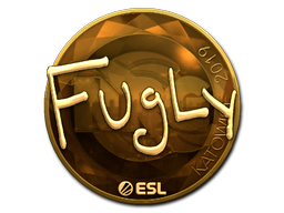 Item Sticker | FugLy (Gold) | Katowice 2019