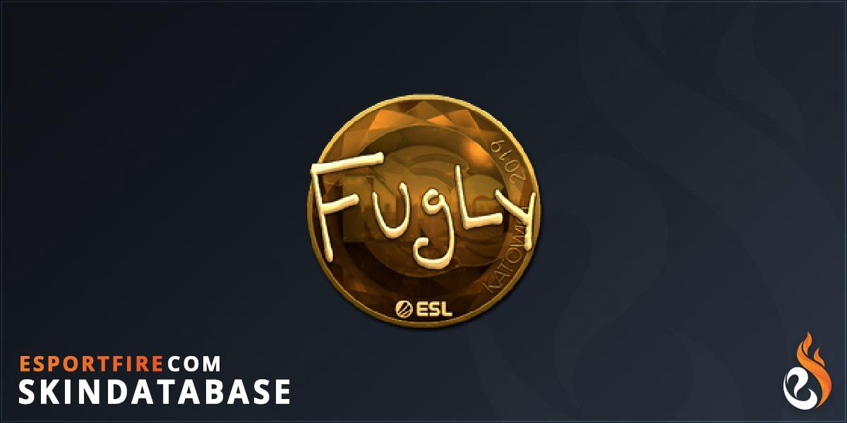 Sticker | FugLy (Gold) | Katowice 2019 - EsportFire.com