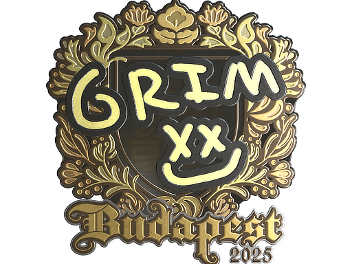 Item Sticker | Grim (Gold) | Budapest 2025