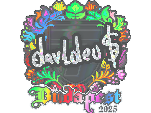 Item Sticker | dav1deuS (Holo) | Budapest 2025