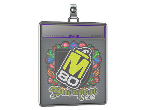 Item Sticker Slab | M80 (Embroidered) | Budapest 2025