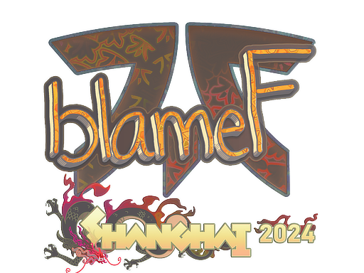 Item Sticker | blameF (Holo) | Shanghai 2024