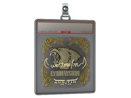 Item Sticker Slab | westmelon (Gold) | Austin 2025