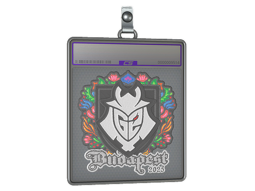 Item Sticker Slab | G2 esports (Embroidered) | Budapest 2025