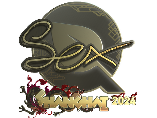 Item Sticker | dexter (Gold) | Shanghai 2024