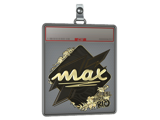 Item Sticker Slab | max (Gold) | Rio 2022