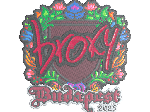 Item Sticker | broky (Embroidered) | Budapest 2025