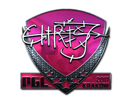 Item Sticker | chrisJ (Foil) | Krakow 2017