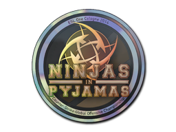 Item Sticker | Ninjas in Pyjamas (Holo) | Cologne 2014