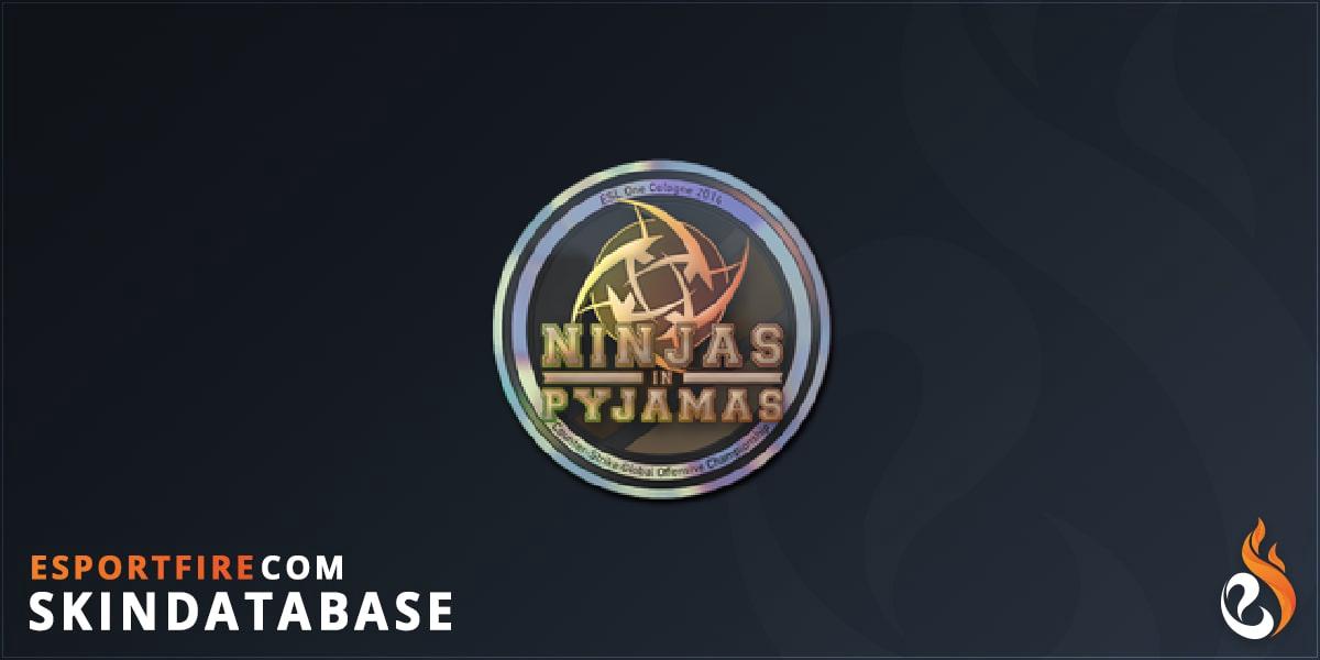 Sticker Ninjas in Pyjamas (Holo) Cologne 2014