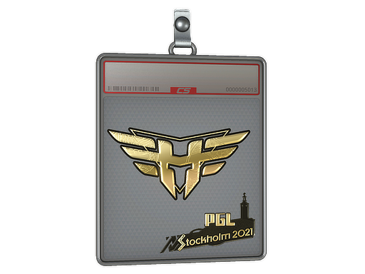 Item Sticker Slab | Heroic (Gold) | Stockholm 2021