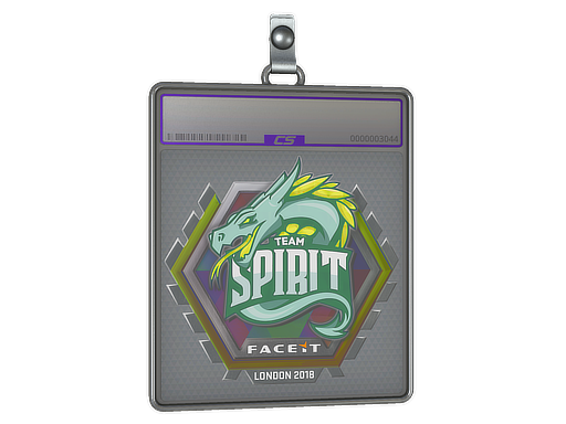 Item Sticker Slab | Team Spirit (Holo) | London 2018