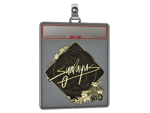 Item Sticker Slab | SunPayus (Gold) | Rio 2022