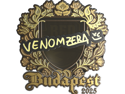 Item Sticker | venomzera (Gold) | Budapest 2025