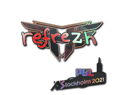Item Sticker | refrezh (Holo) | Stockholm 2021