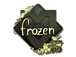 Item Sticker | frozen (Gold) | Rio 2022