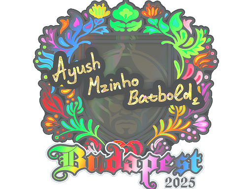 Item Sticker | mzinho (Holo) | Budapest 2025