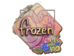 Item Sticker | frozen (Holo) | Rio 2022