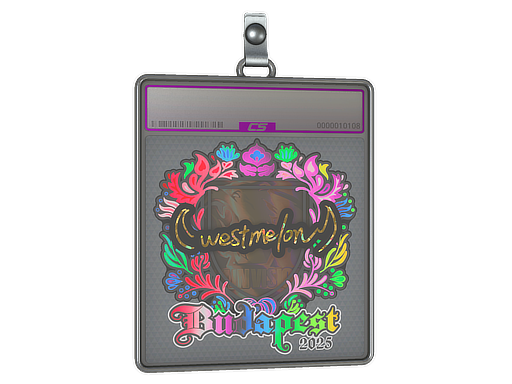 Item Sticker Slab | westmelon (Holo) | Budapest 2025