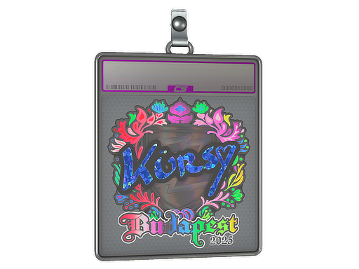 Item Sticker Slab | Kursy (Holo) | Budapest 2025