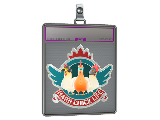 Item Sticker Slab | Hard Cluck Life (Foil)